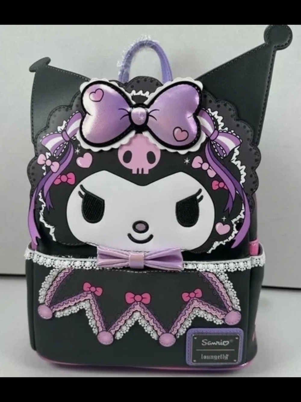 NWT- Loungefly (Books-A-Million Exclusive)Sanrio Kuromi Lolita Mini Backpack